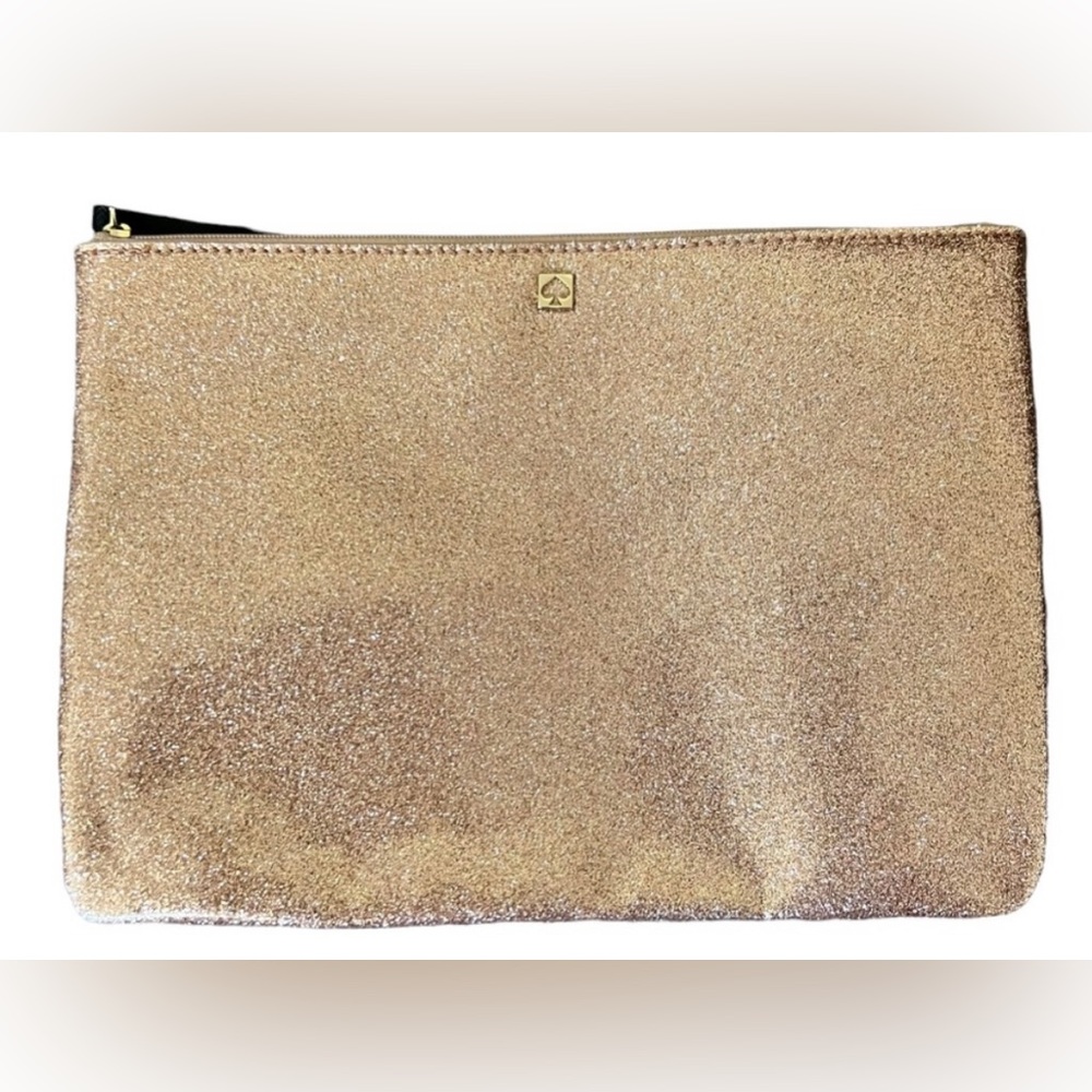 Kate Spade glitter clutch